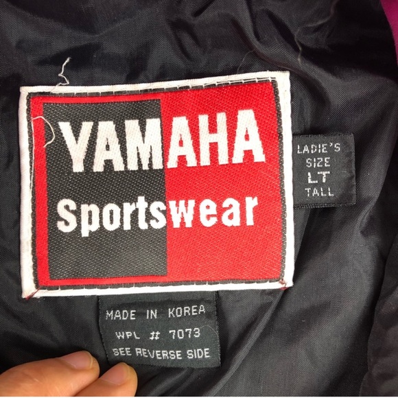 ⬇️ Vintage Yamaha Coat Jacket Womens Snowmobile Vintage Ladies Tall Sz L - Picture 12 of 16
